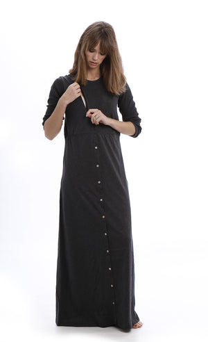 Jana - Rojo London. This set is the ultimate combination of function and style for every new mom. Designed with you in mind, this nightgown features two concealed v zippers for discreet nursing. Dress it up with this fun hip length hoodie for all day stylish comfort